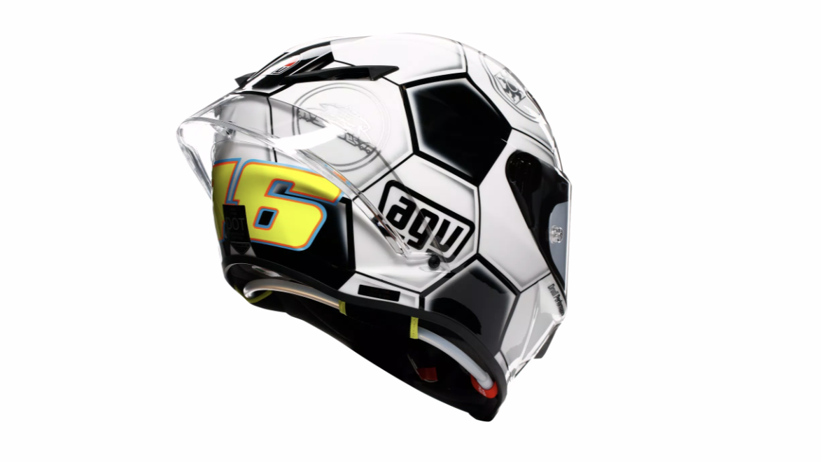 Valentino Rossi replica AGV Pista GP-RR helmet. Credit - AGV