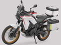 New QJMotor SRT400X with panniers. Credit - QJMotor
