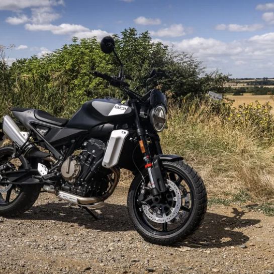 A 2024 Husqvarna Svartpilen 801 in the UK