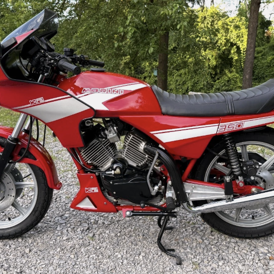 1986 Moto Morini K2 350 bike for sale. Credit - eBay