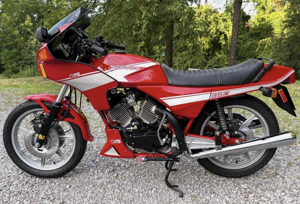 1986 Moto Morini K2 350 bike for sale. Credit - eBay