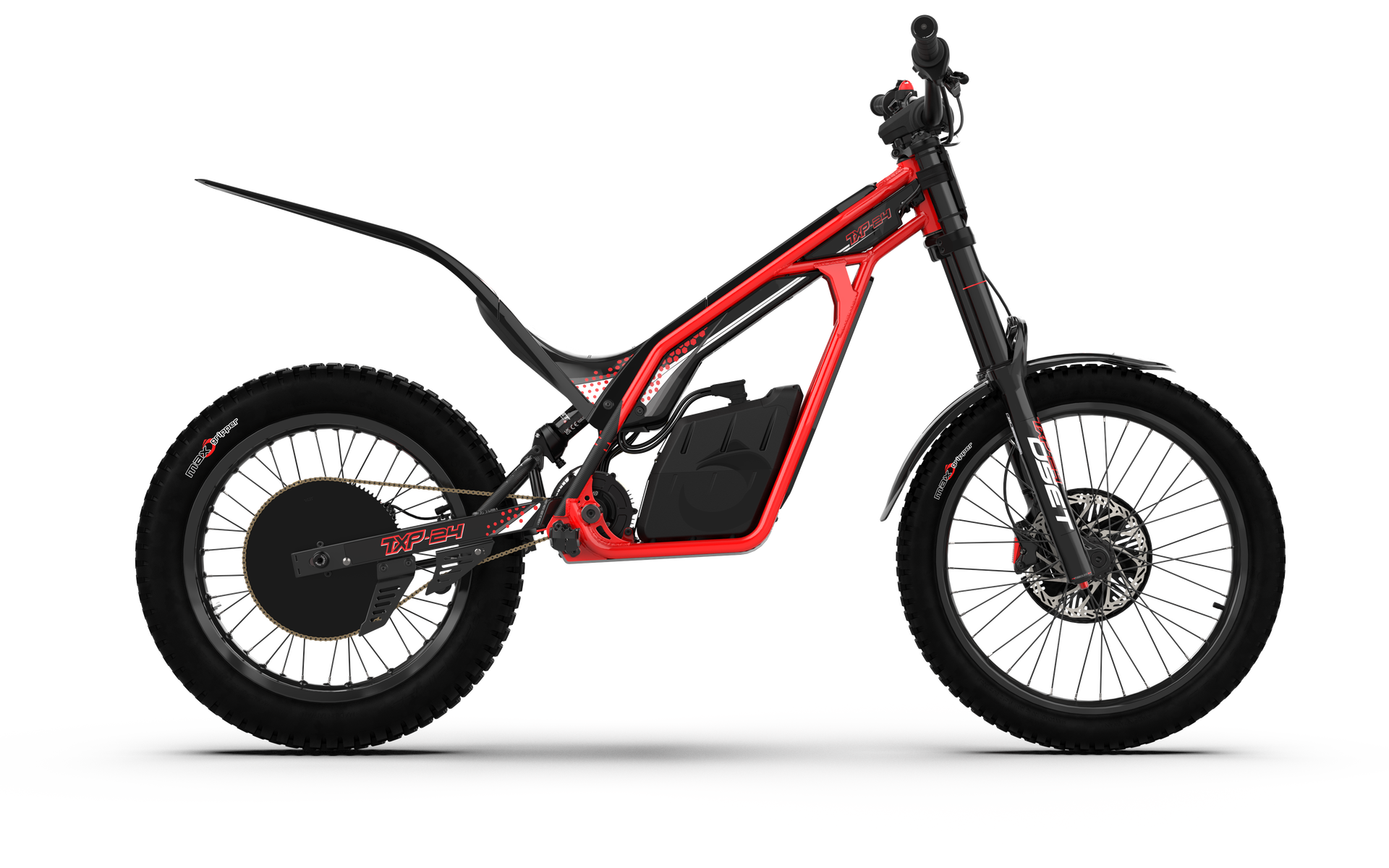 The Oset TXP-24 in trials trim - without the seat