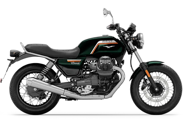 Moto Guzzi V7 Special in Nero Smeraldo colour scheme