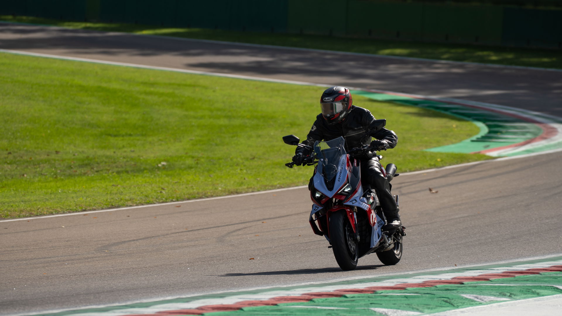 Riding the Italjet Dragster 700 Twin at Imola Circuit