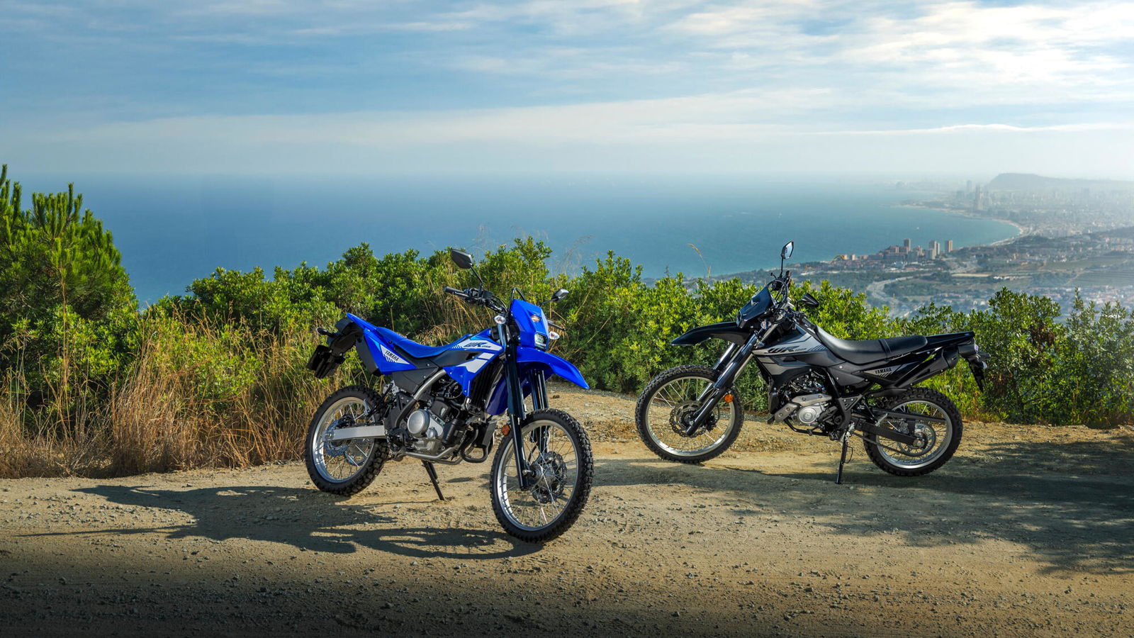 New Yamaha WR125R in blue and black