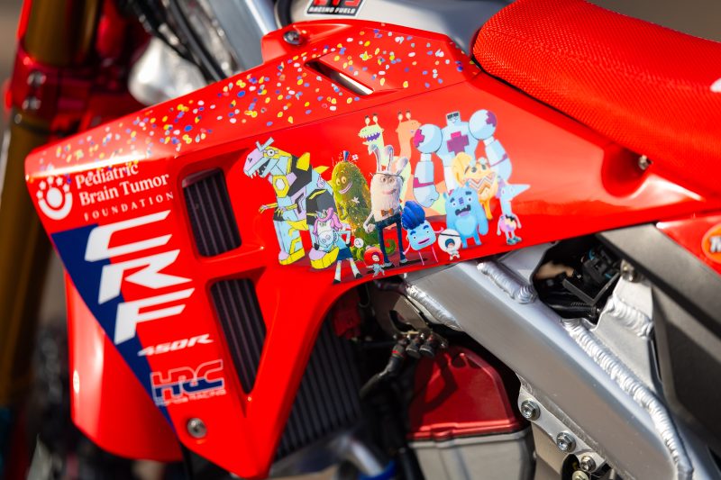 Honda's race fairings with designs linked to PBTF