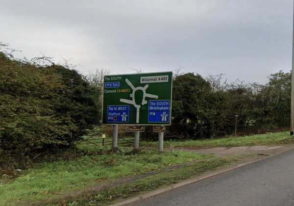 A460 junction with M6