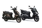 Suzuki Avenis and Burgman scooters together