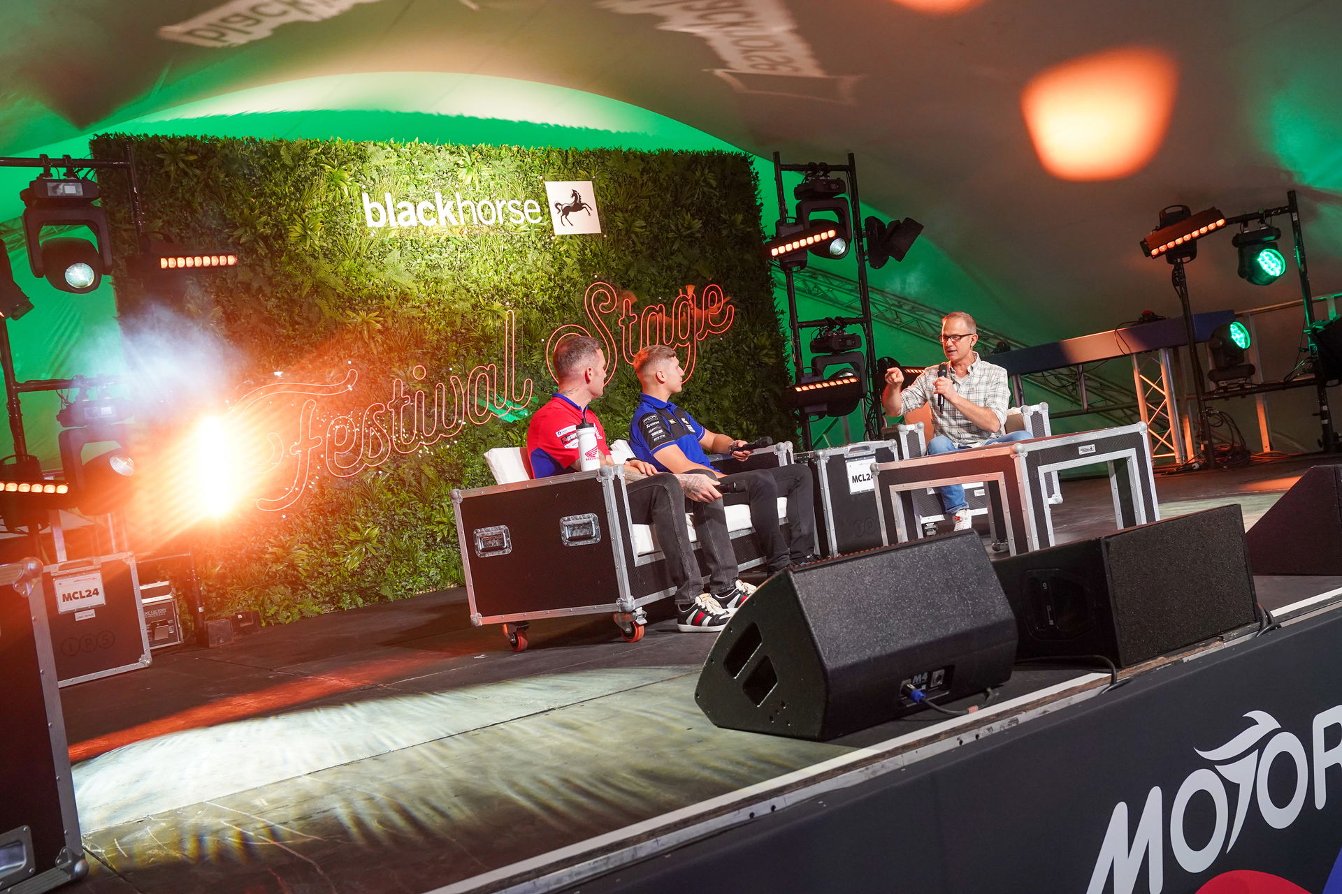 The Black Horse stage hosted by James Whitham