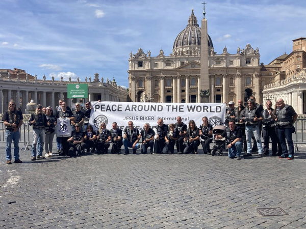 The Christian Jesus Bikers at St Peter's Square