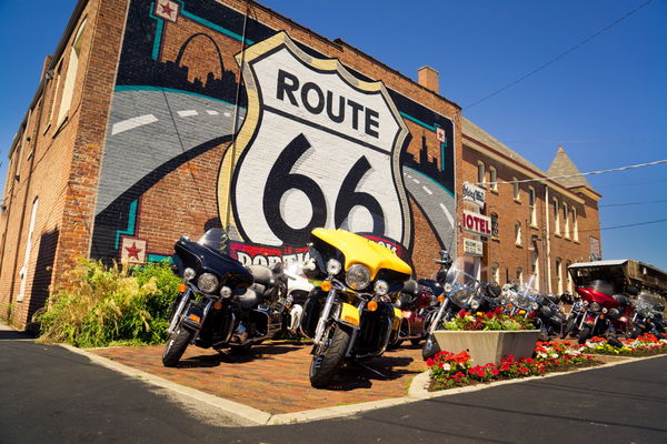An Eagle Rider Route 66 tour