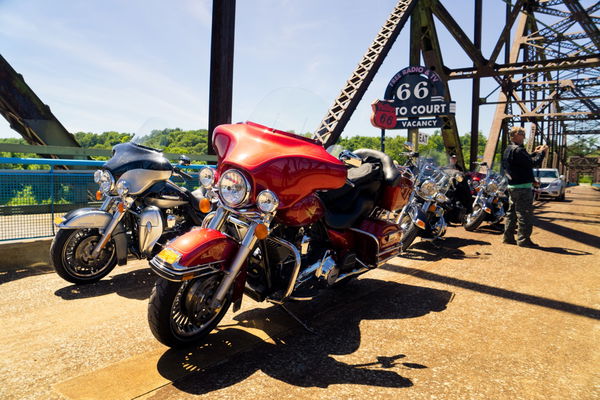 An Eagle Rider Route 66 tour