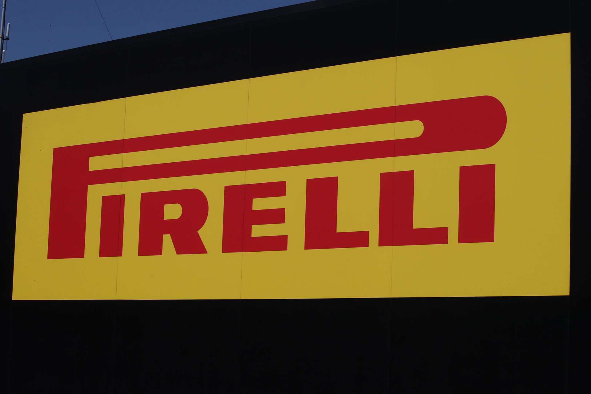 Pirelli logo. Photo credit - Gold and Goose