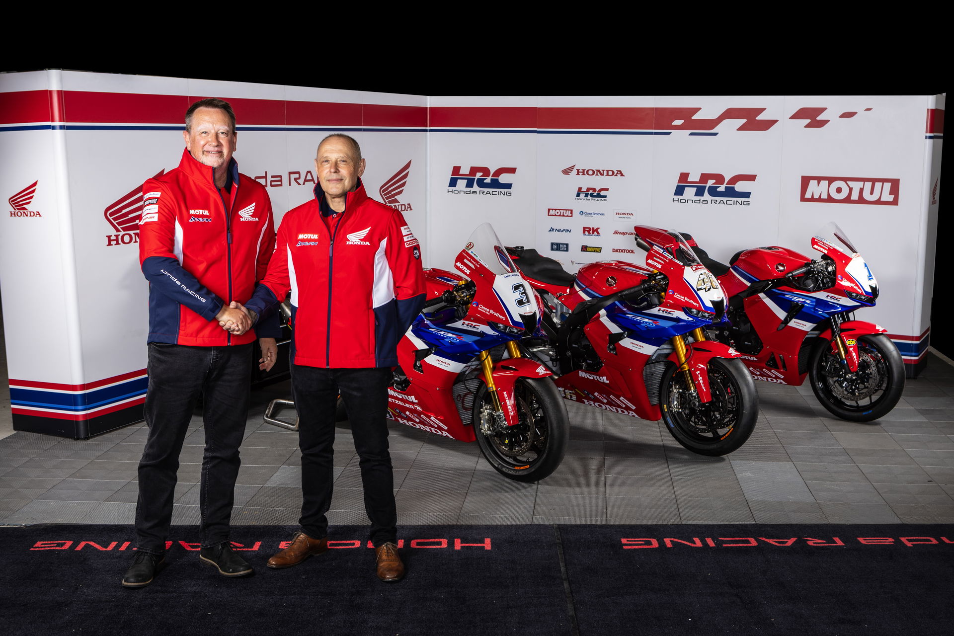 Neil Fletcher alongside Havier Beltran