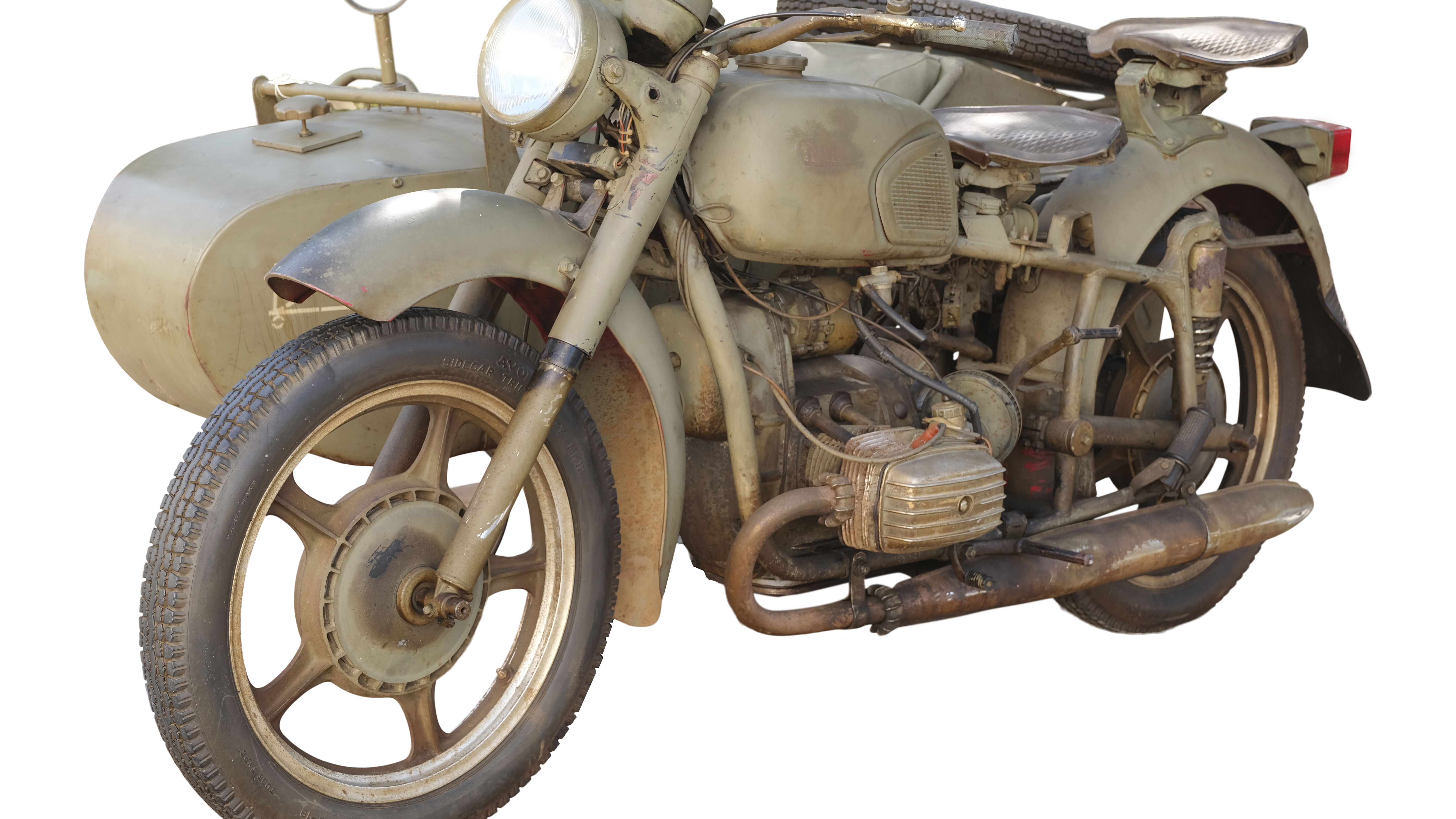 The Ural sidecar that was used in Indiana Jones The Last Crusade