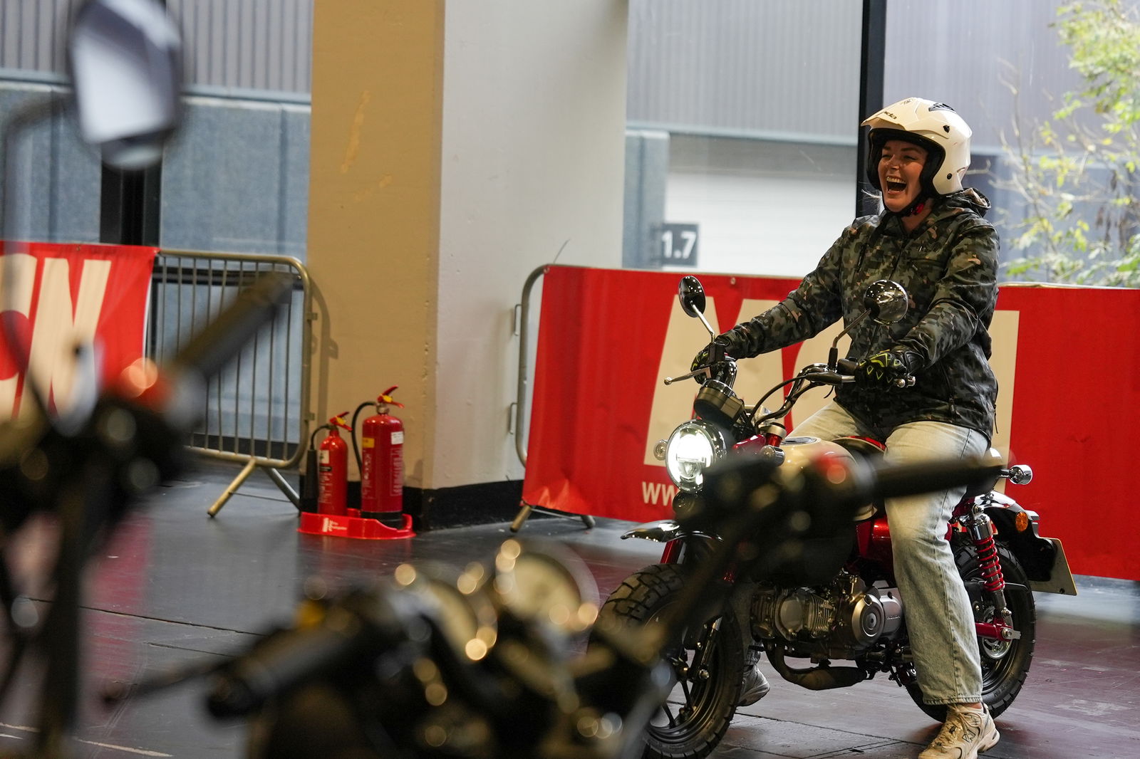 The MCL test ride zone