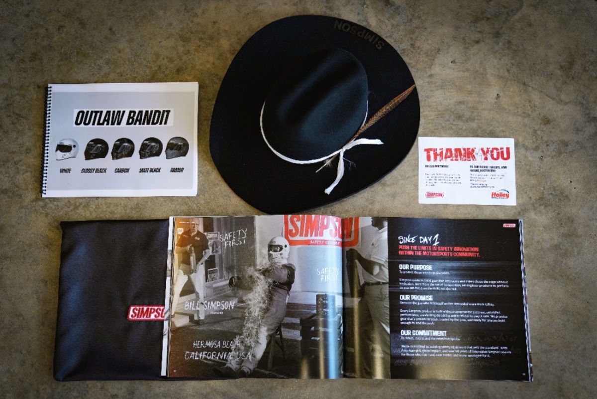 Simpson book that recalls the brand's journey and other items