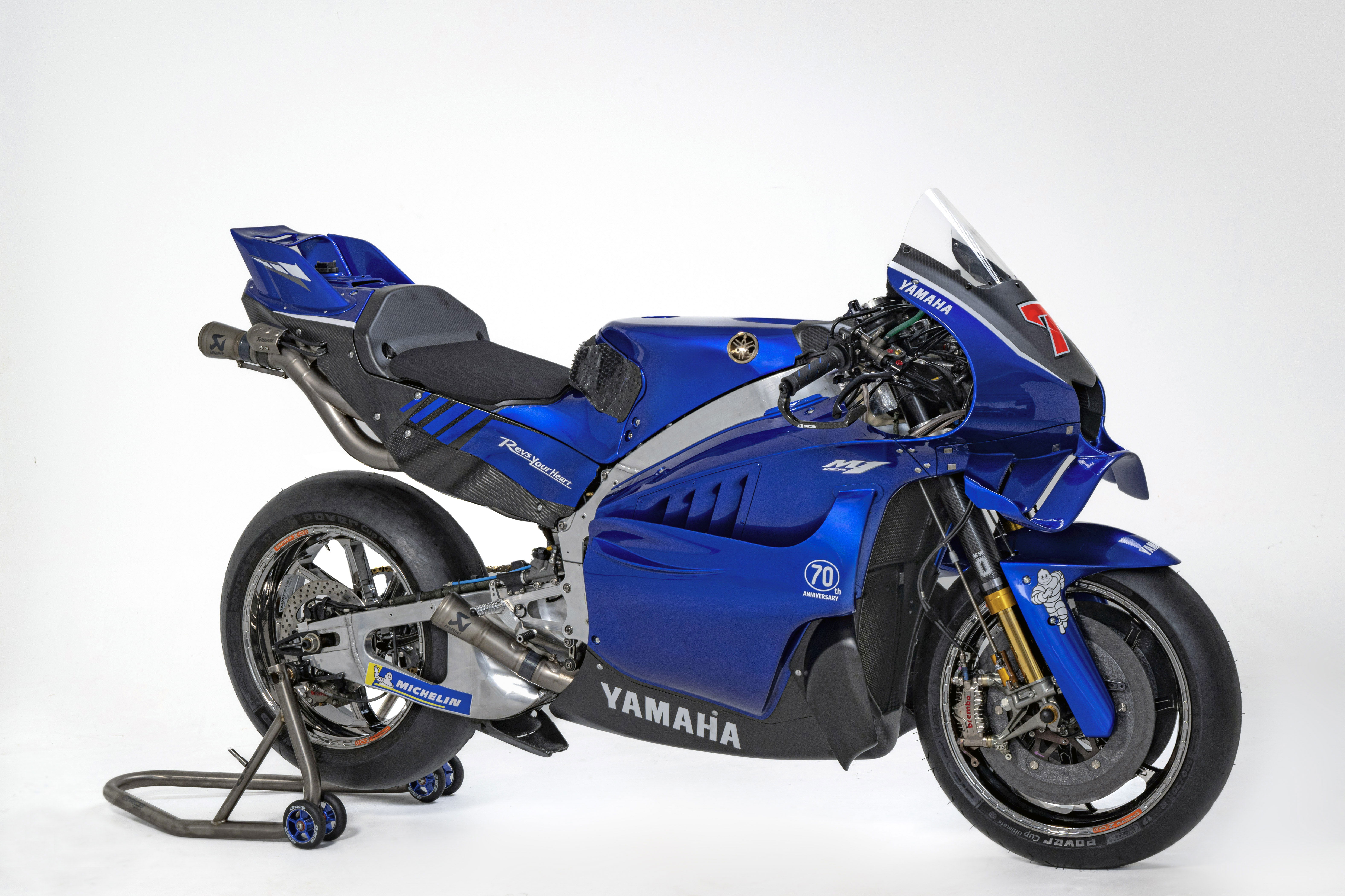 Yamaha's new V4 MotoGP race bike