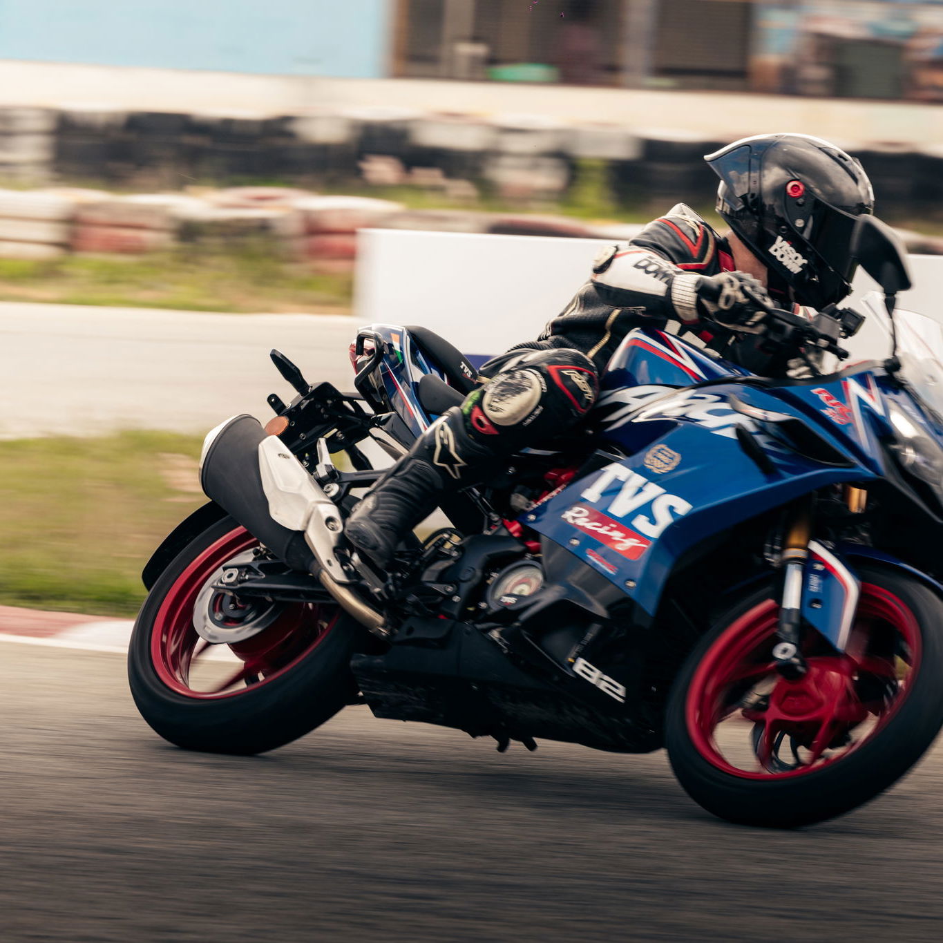 The TVS Apache RR 310 - riding