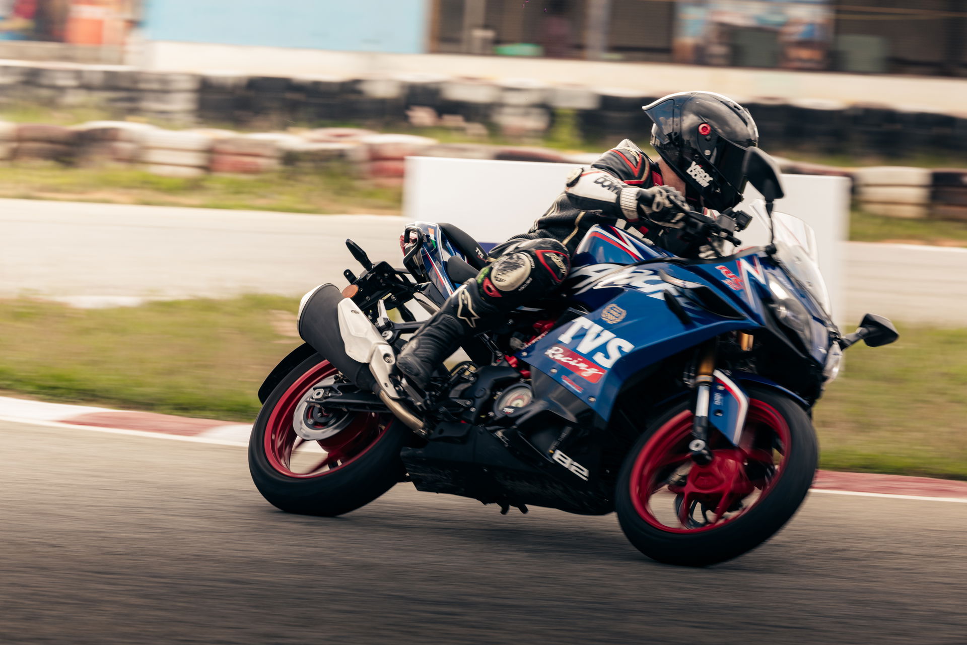 The TVS Apache RR 310 - riding