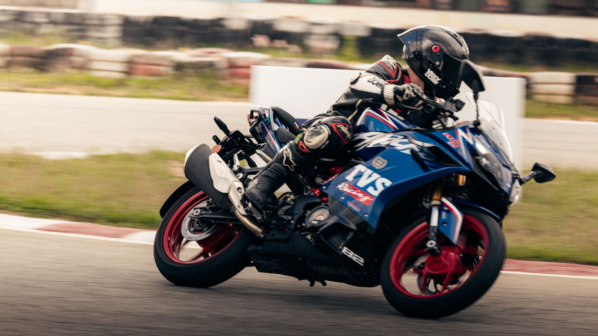 The TVS Apache RR 310 - riding