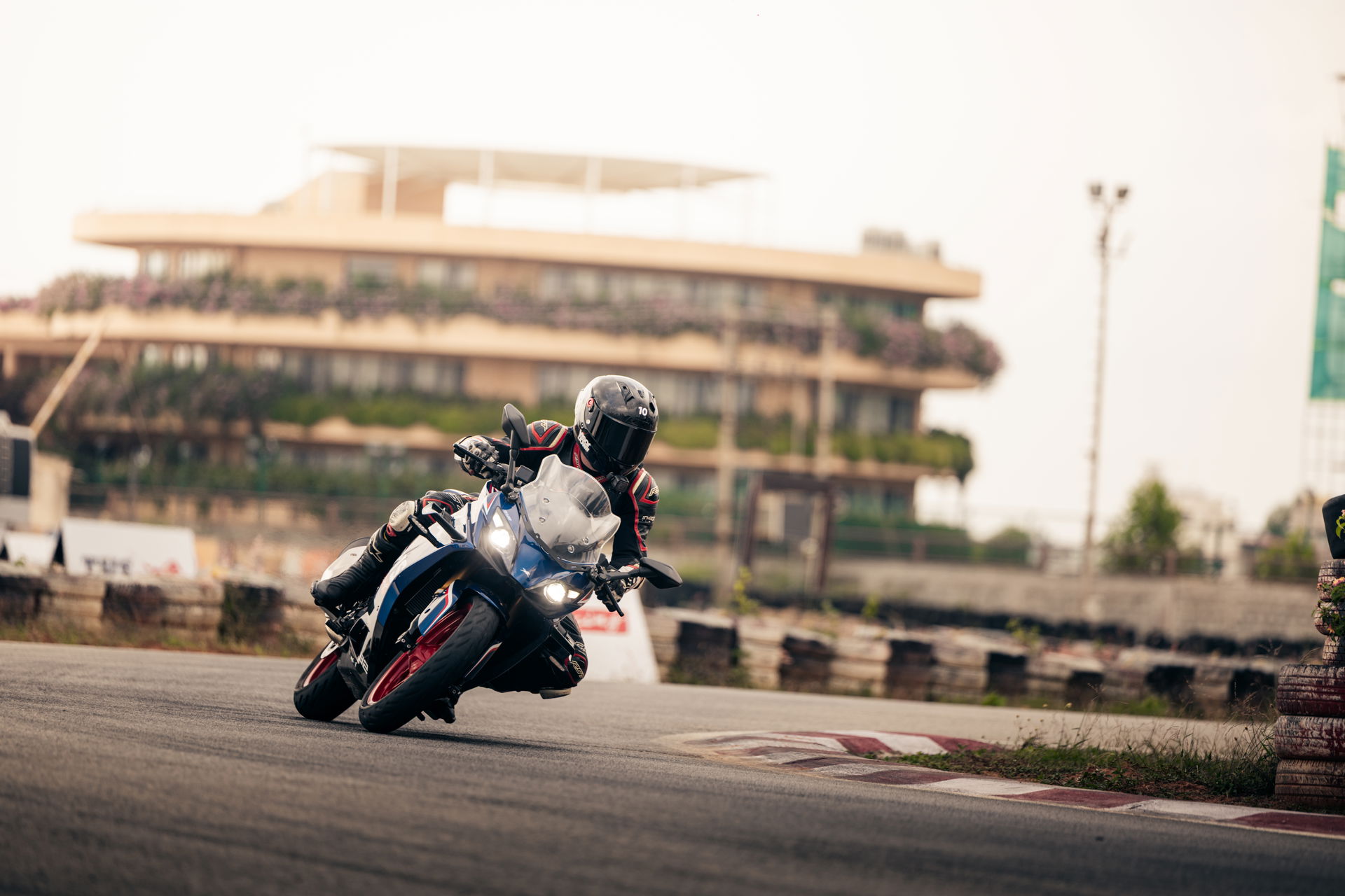 The TVS Apache RR 310 - riding