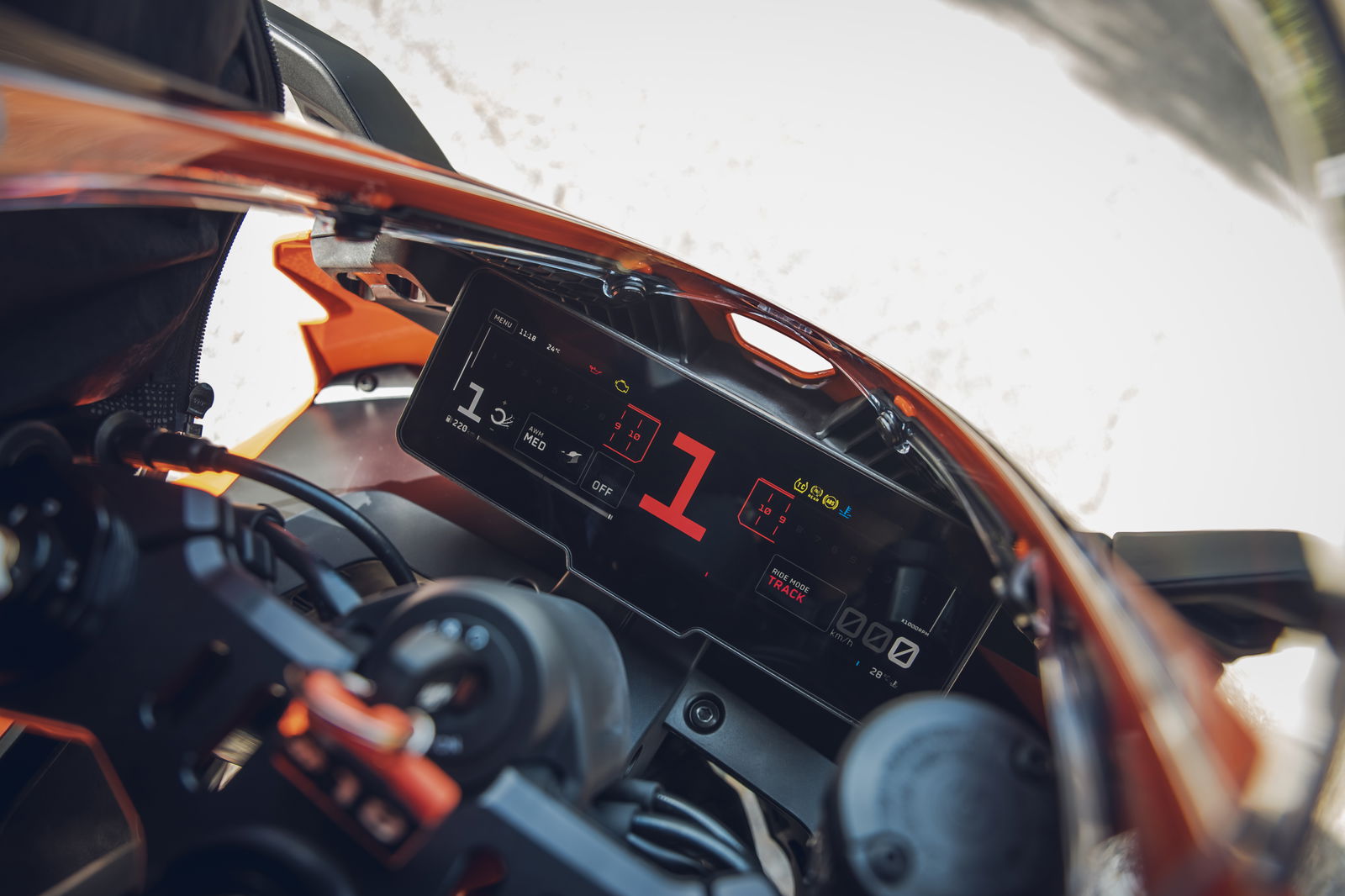 The KTM 990 RC R - detail