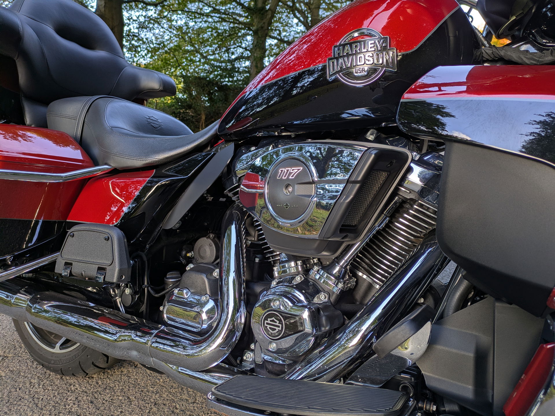The Milwaukee Eight V-twin engine delivers nonstop smiles
