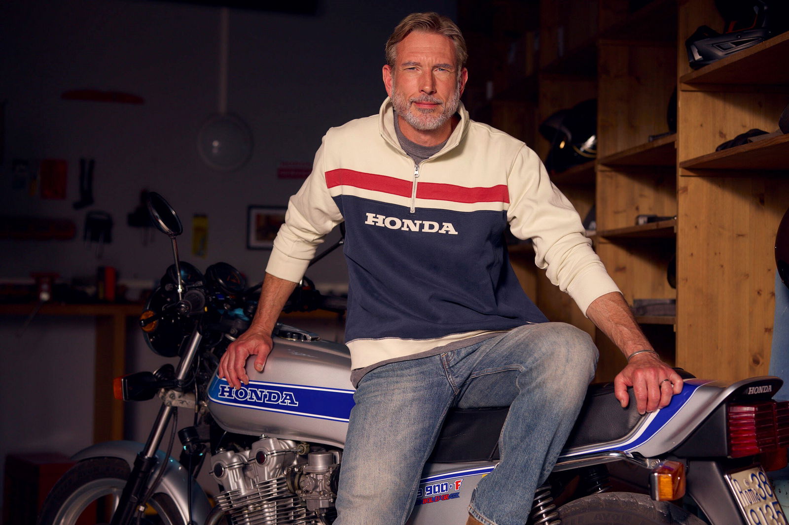 New Honda jumper being modelled