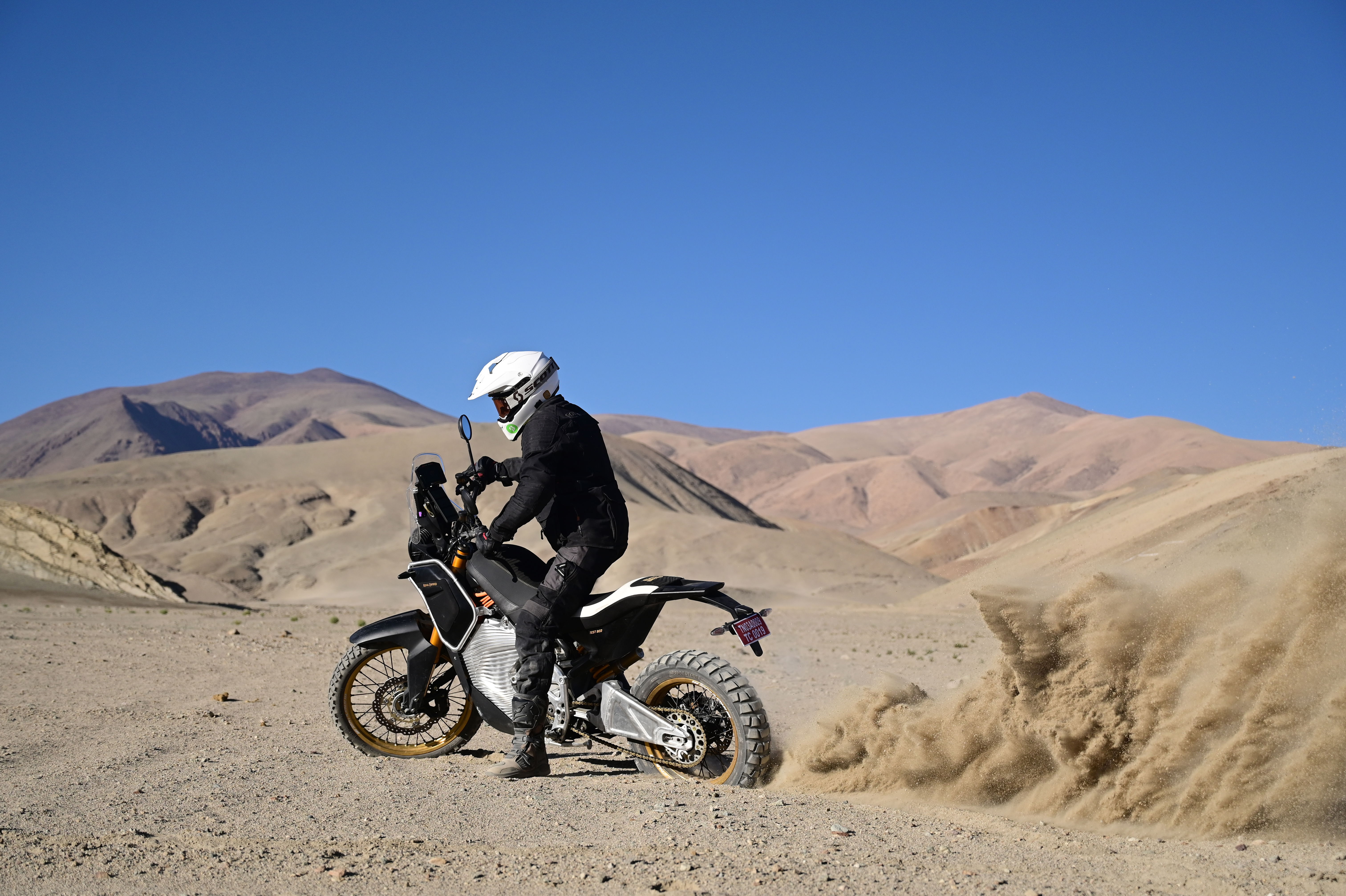 The Royal Enfield Electric Himalayan Testbed