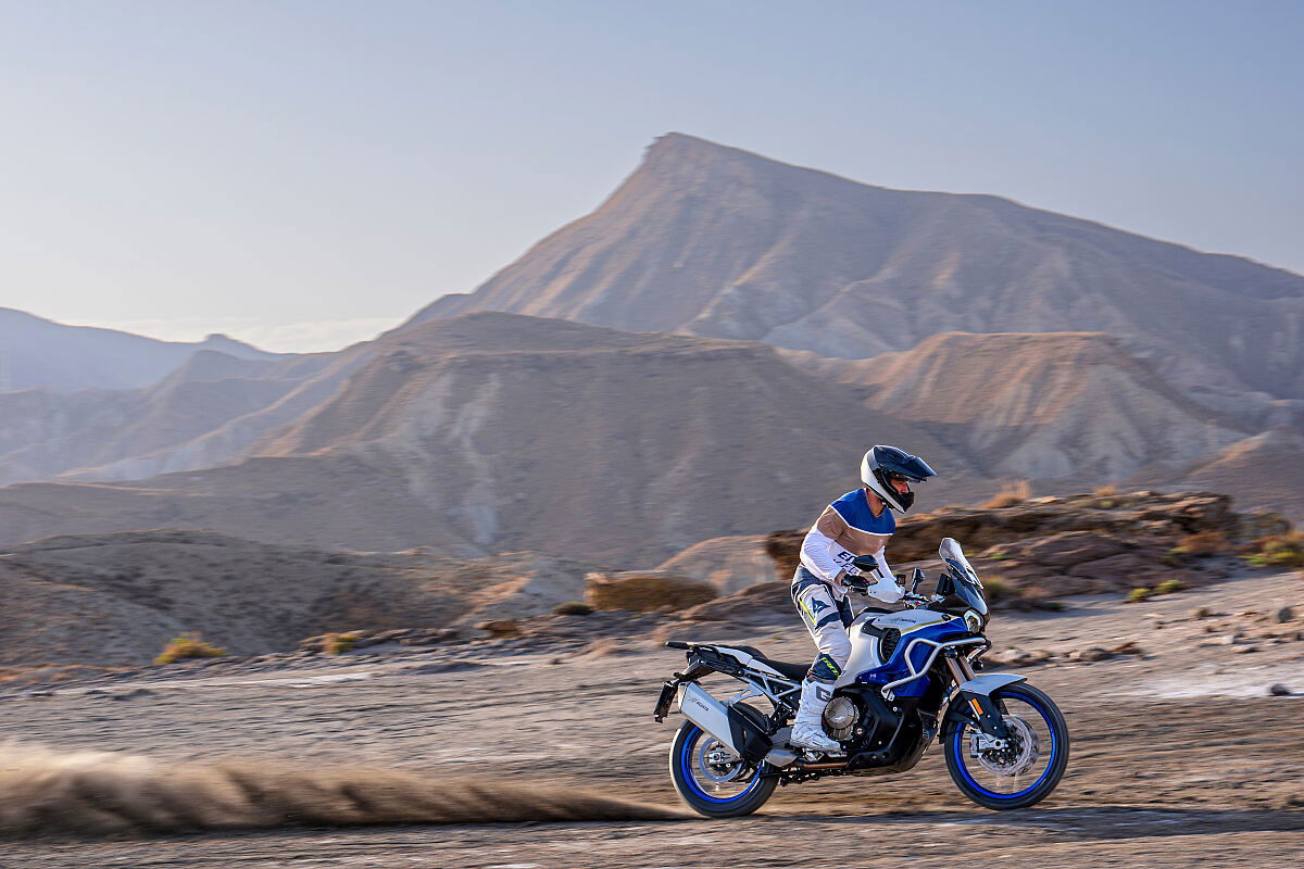 MV Agusta Enduro Veloce riding