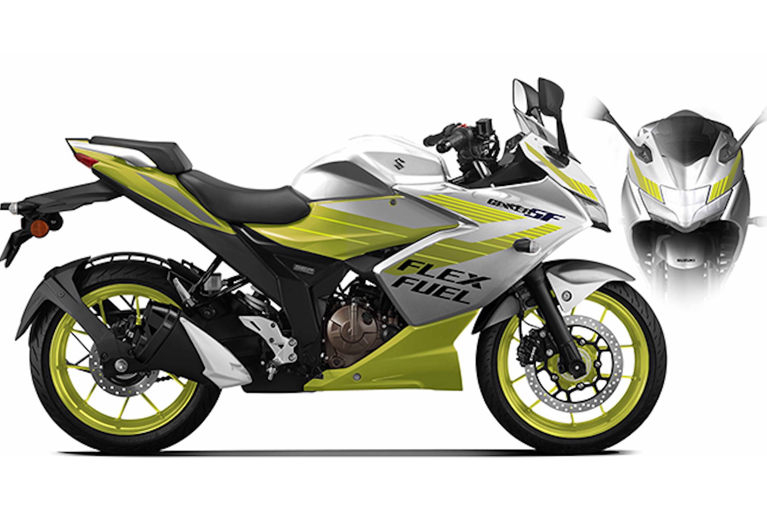 The Suzuki Gixxer SF 250 FFV (Flex Fuel Version)