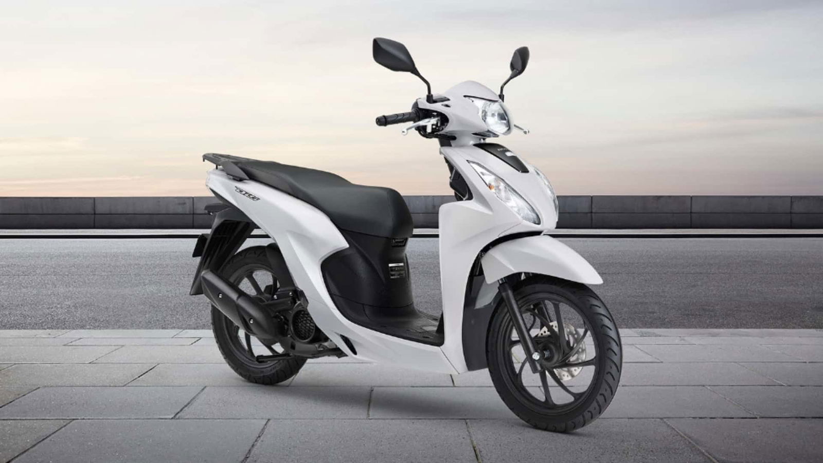 Honda Dio Lite scooter in white. Photo credit - Honda