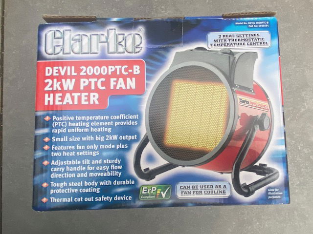 Clarke Devil 2000PTC-B space heater