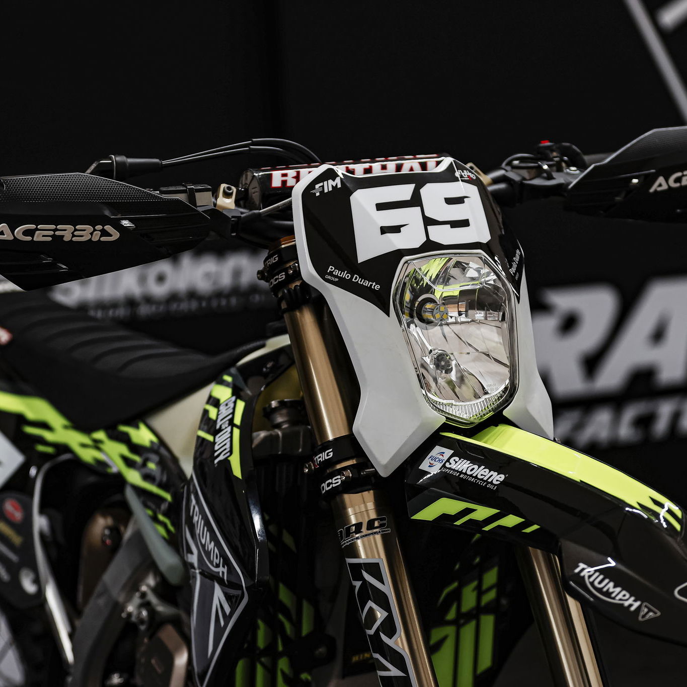 Mikael Persson's Triumph TF 250-E motorcycle