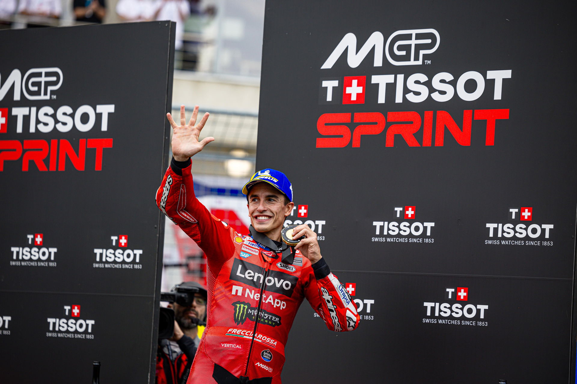 Marc Marquez at a MotoGP race