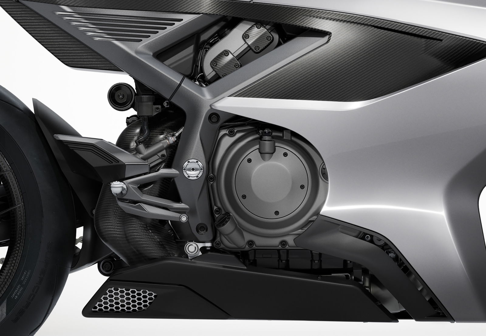 The engine is a new V4 boasting 203bhp