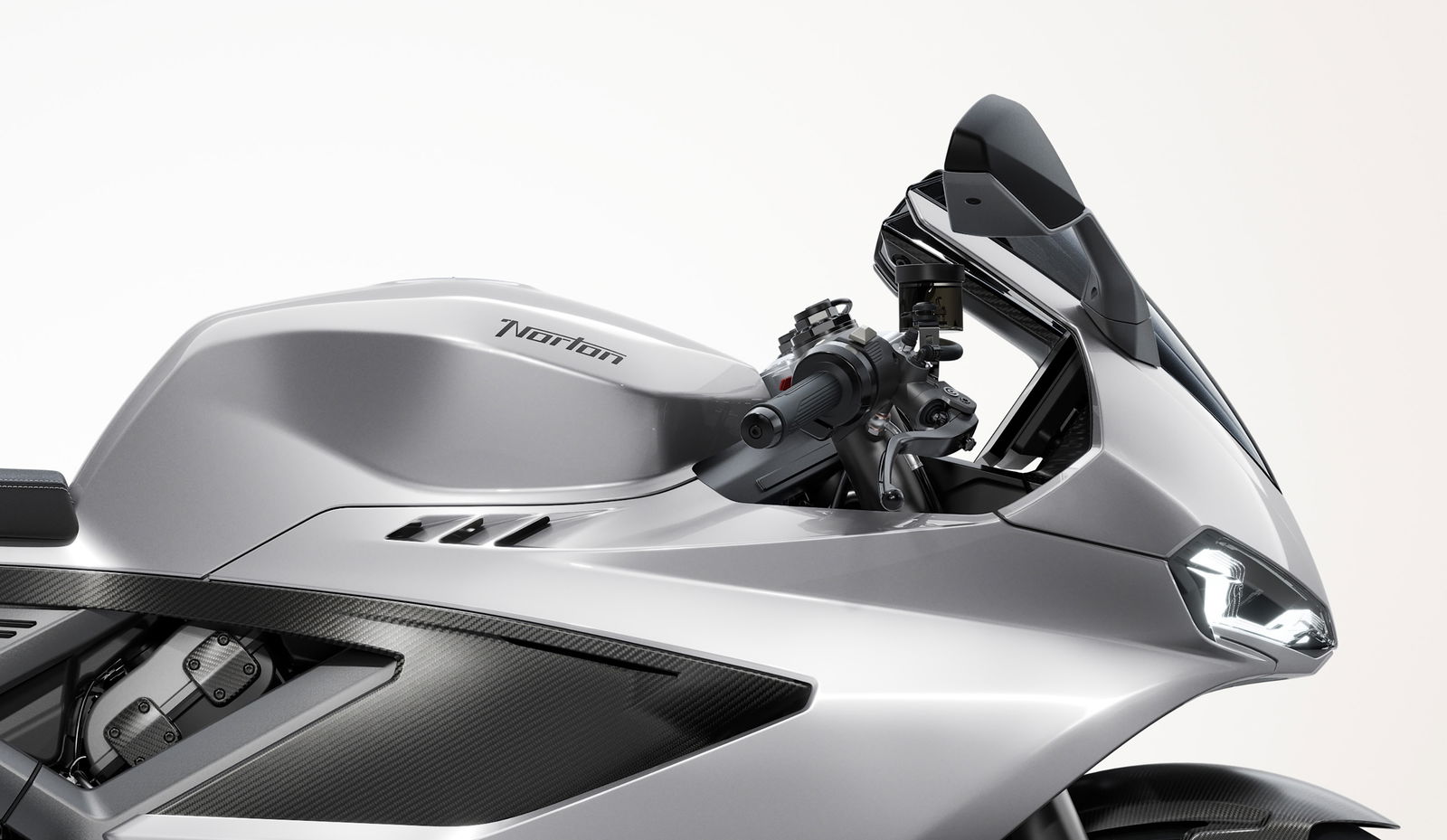 The fairing and fuel tank of the Norton Manx R