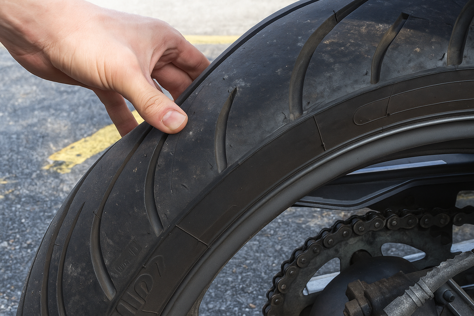 This is never the sight you want to see a few miles from home.