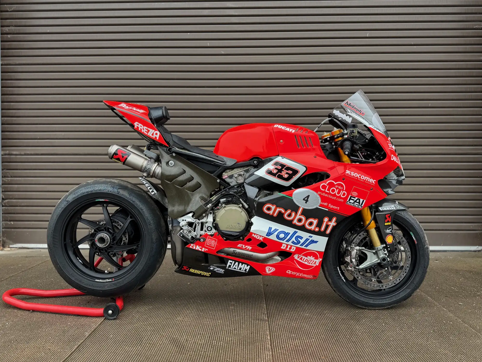 Marco Melandri Ducati Panigale V2. Photo credit - Iconic Auctioneers