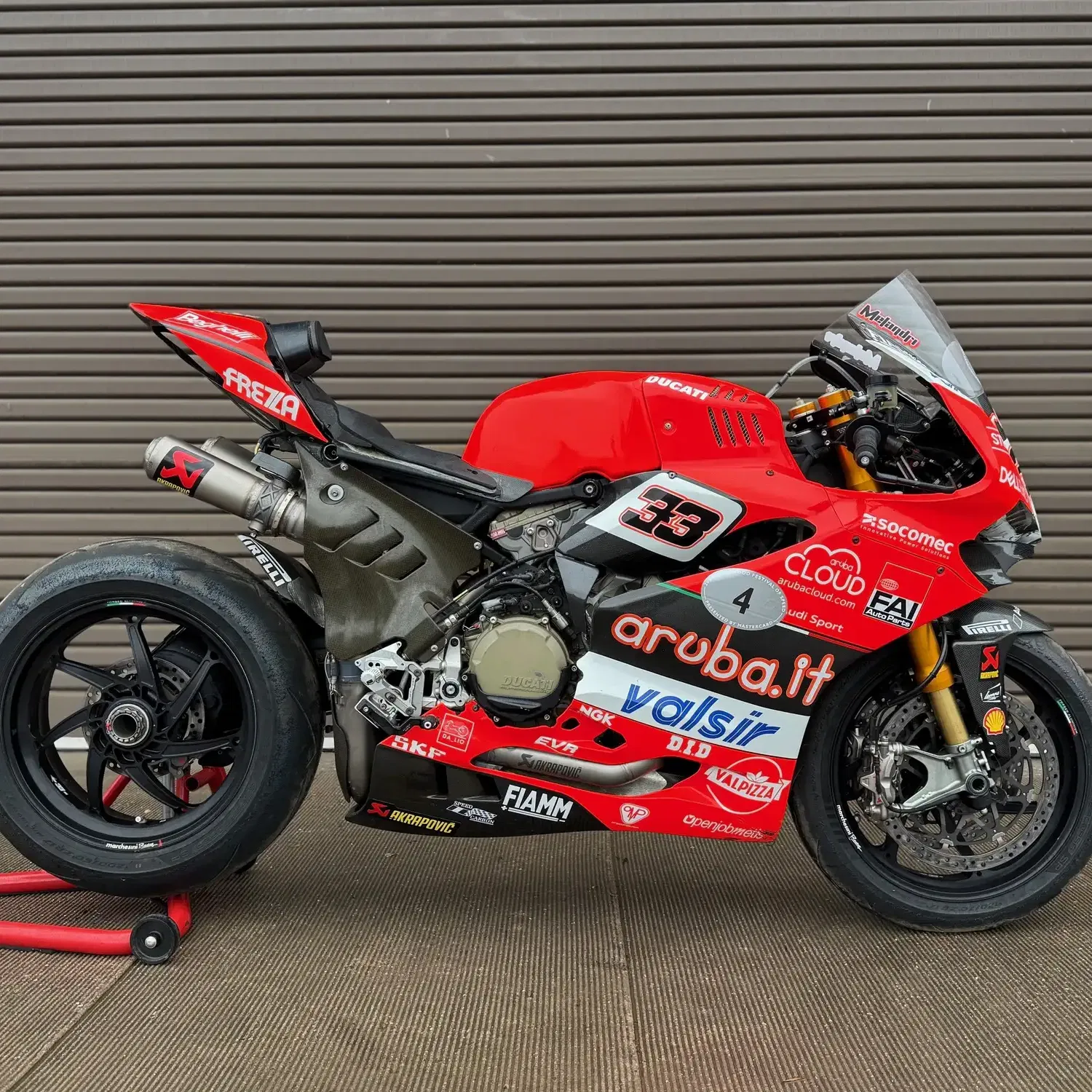 Marco Melandri Ducati Panigale V2. Photo credit - Iconic Auctioneers