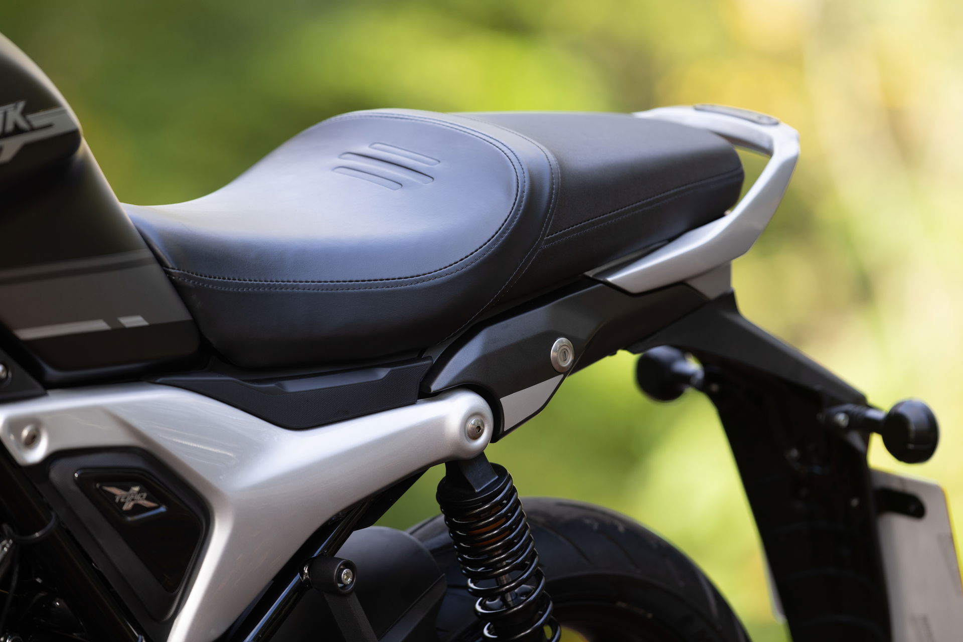 The seat is extremely plush.