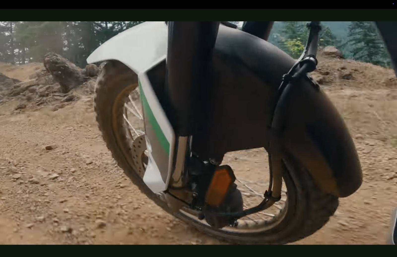 Screenshot from Kawasaki teaser video