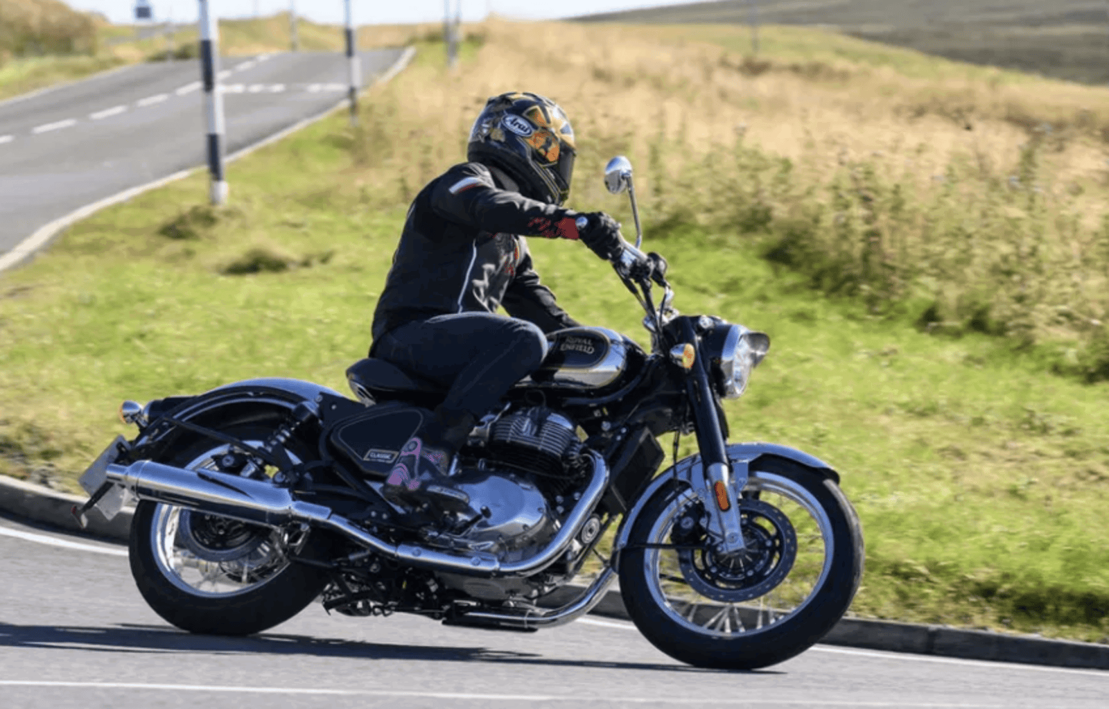 Royal Enfield Classic 650 on the road