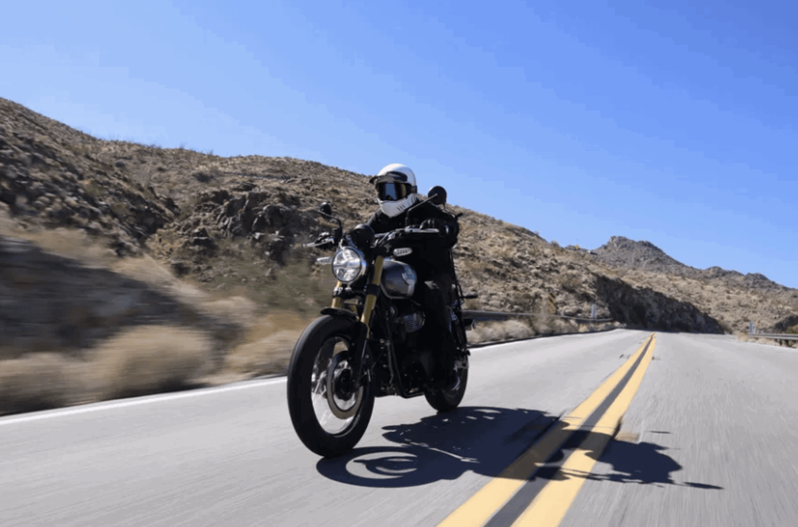 The Bear 650 being ridden in the US
