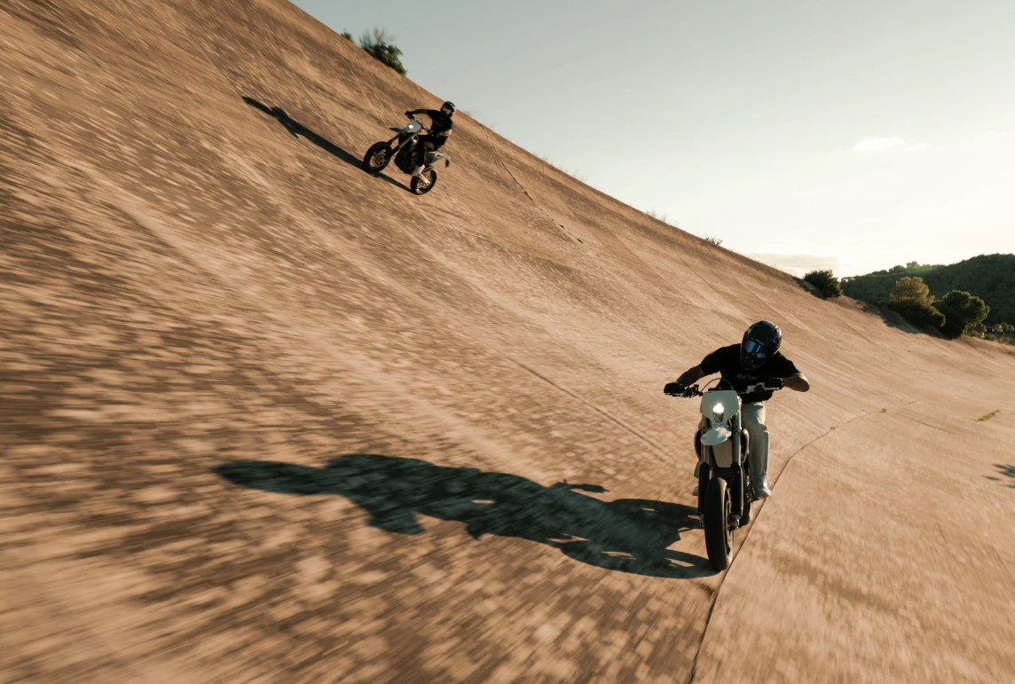Stark Future's new Varg SM Supermoto bikes in action