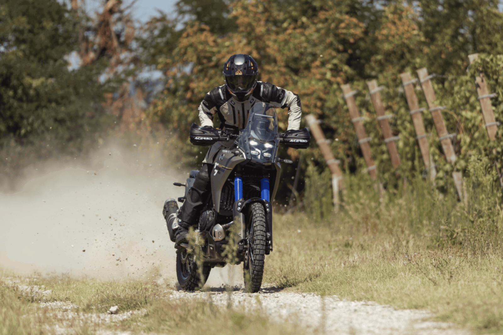 Acerbis Rally Pro jacket and trouser worn while riding