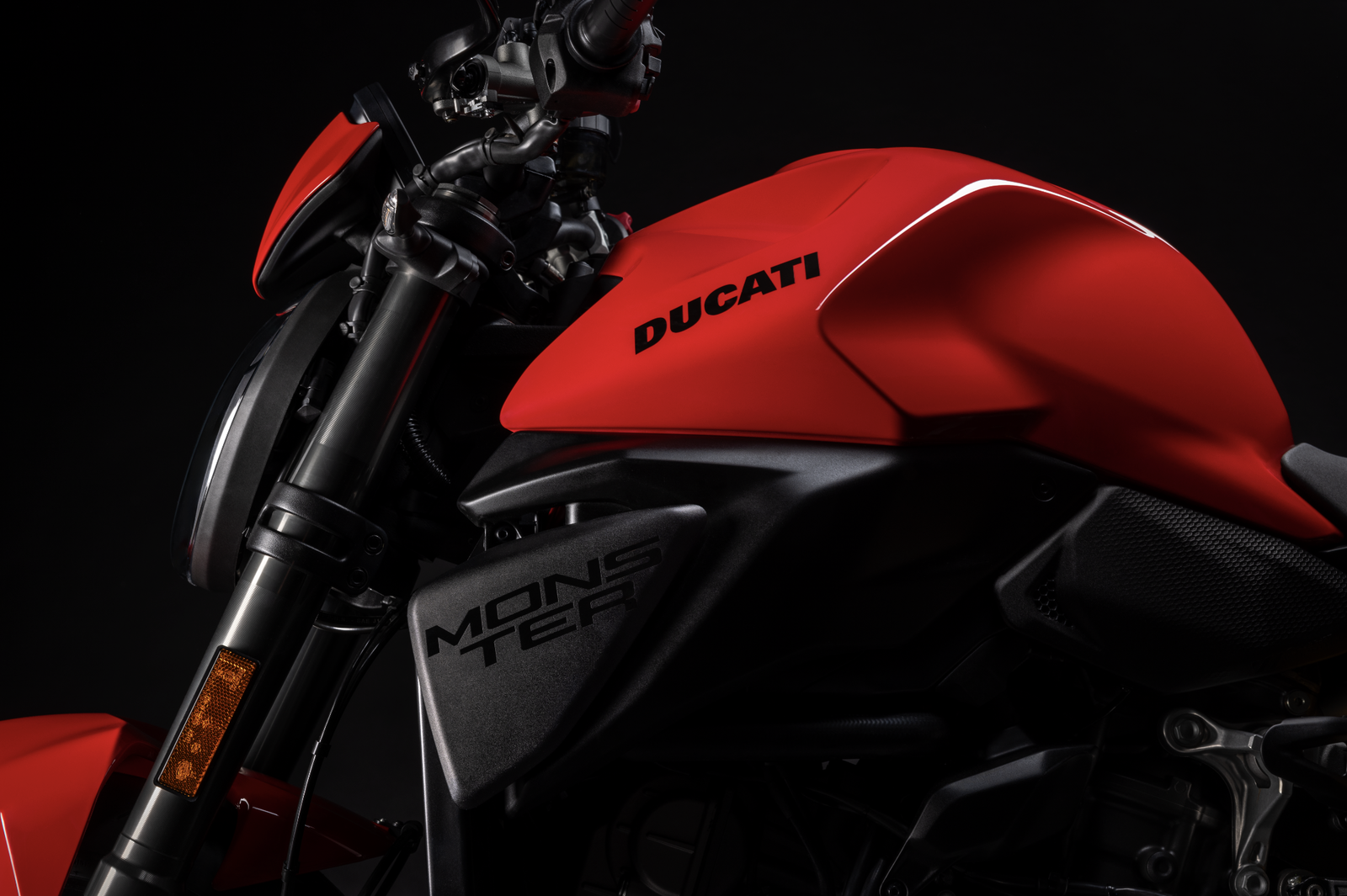 New Monster brand features on the side panels