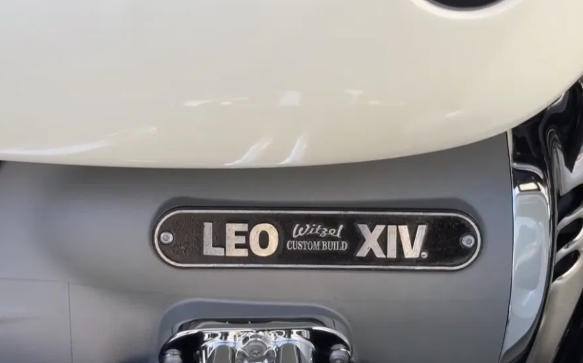 자전거는 행사를 위해 특별히 개조되었습니다.