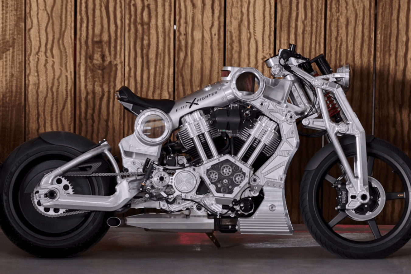 Combat Motors F-117 Fighter motorcycle for sale
